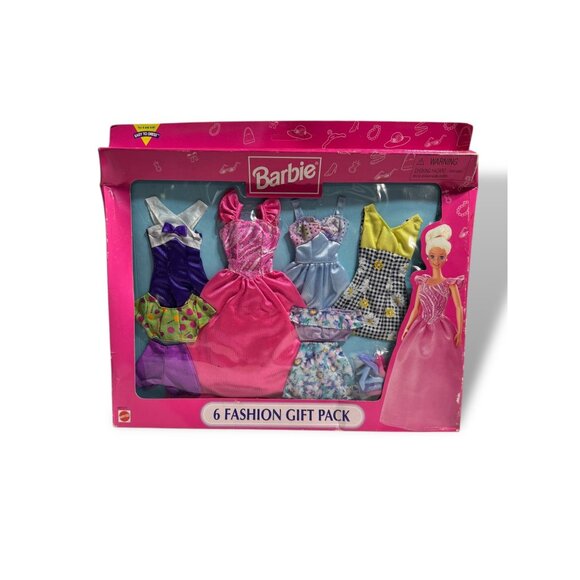 Mattel Other - 1998 Mattel Barbie Fashion Gift Pack 6 Outfits New Sealed
